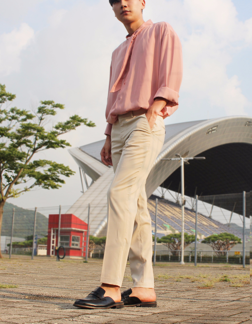 New Men's Pants Beige Men Slax Slacks Cody Pant