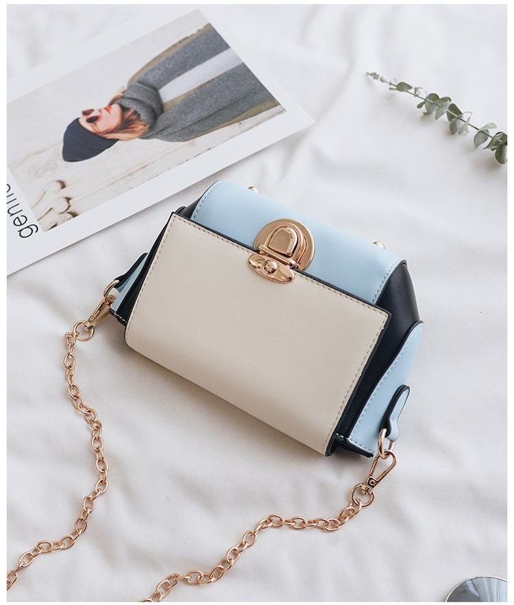 New color buckle cross chain mini bag pretty bag w