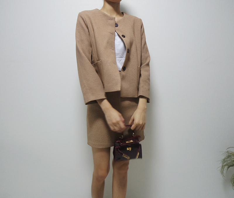 New Mini cross back tote 3color back co-ordinated 