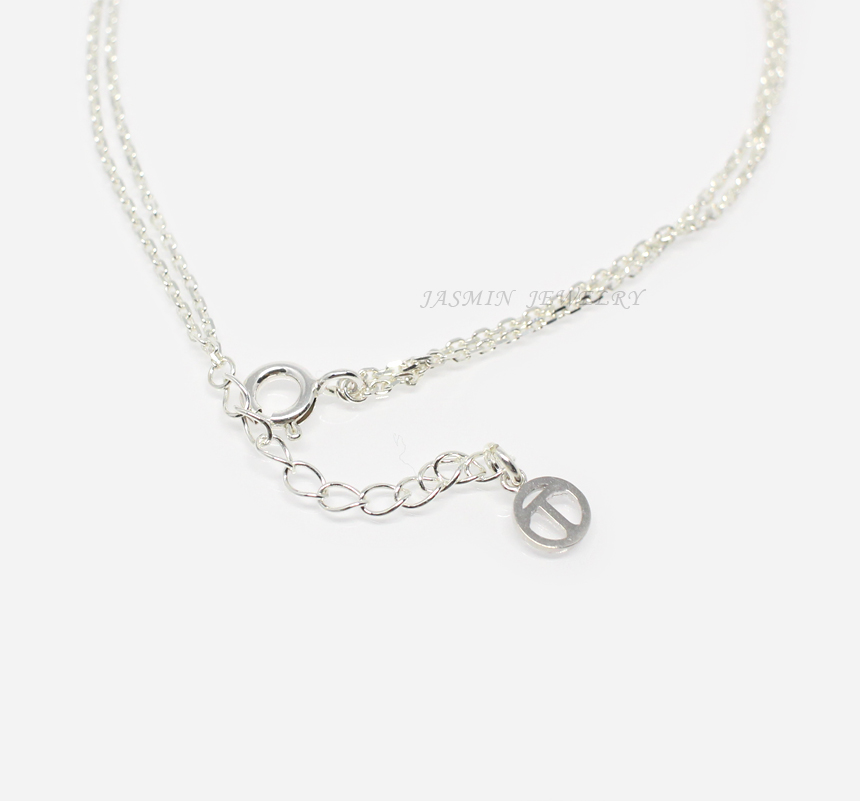 Two-line bracelet silver 925 points daily friendsh