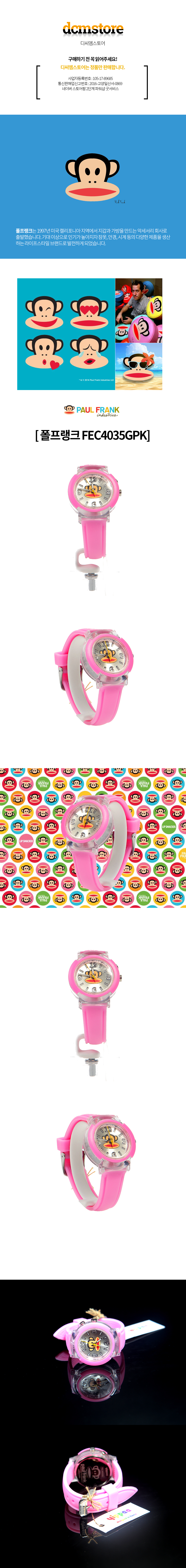 Cute Wrist Watch FEC4035GPK Pollen Character Desig