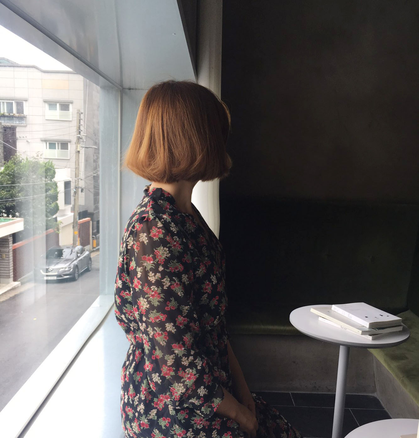 Autumn Flower Long Chiffon Dress Luxury Look Styli