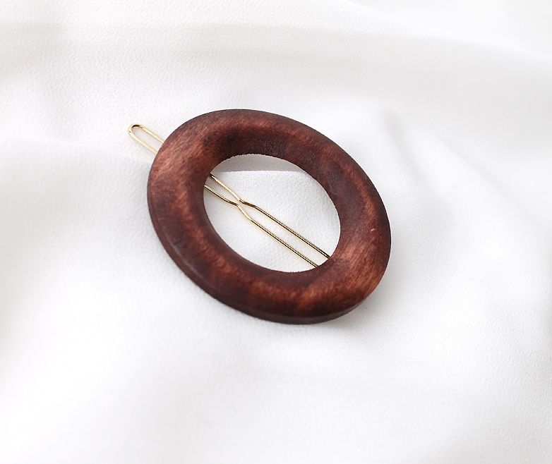 New Wood Hair Hairpin 2 Color Female Pin-tailed Co