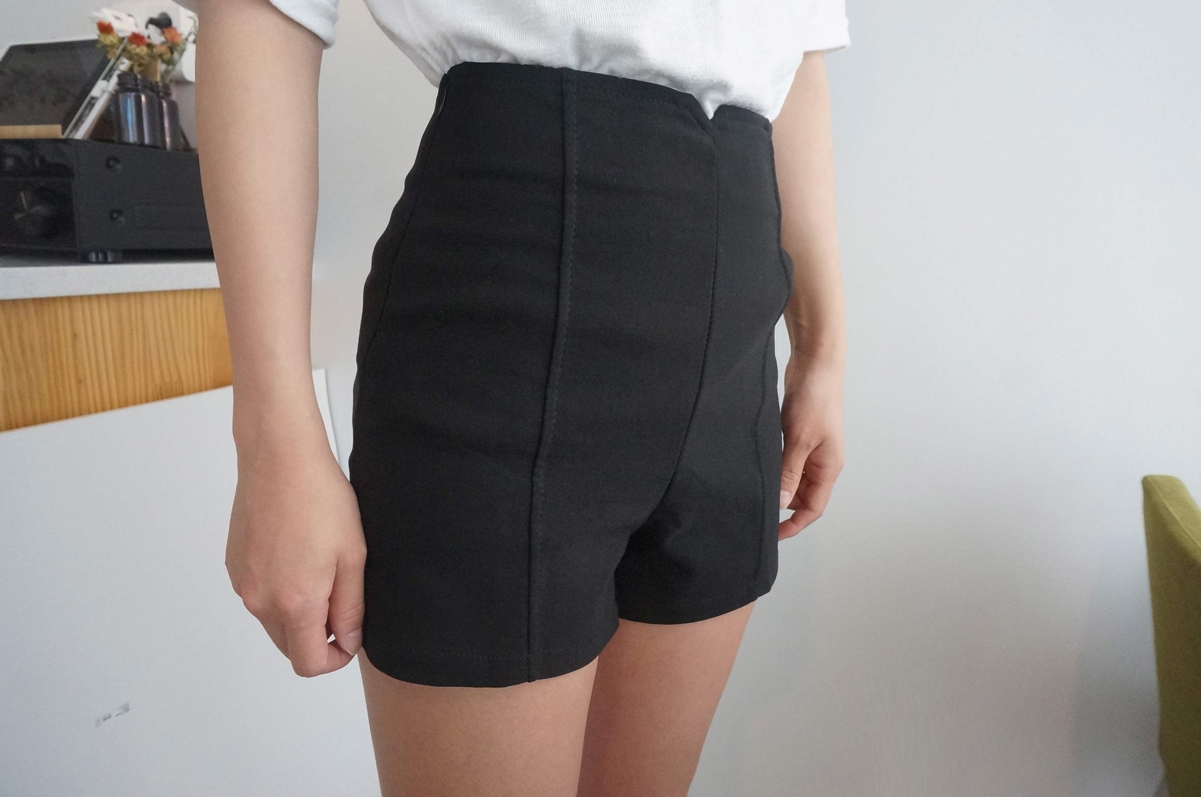 Women Short Pants High Waist Short Pants # 2color 