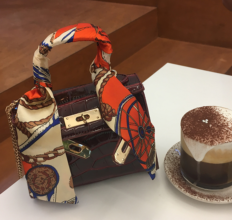 New Mini cross back tote 3color back co-ordinated 