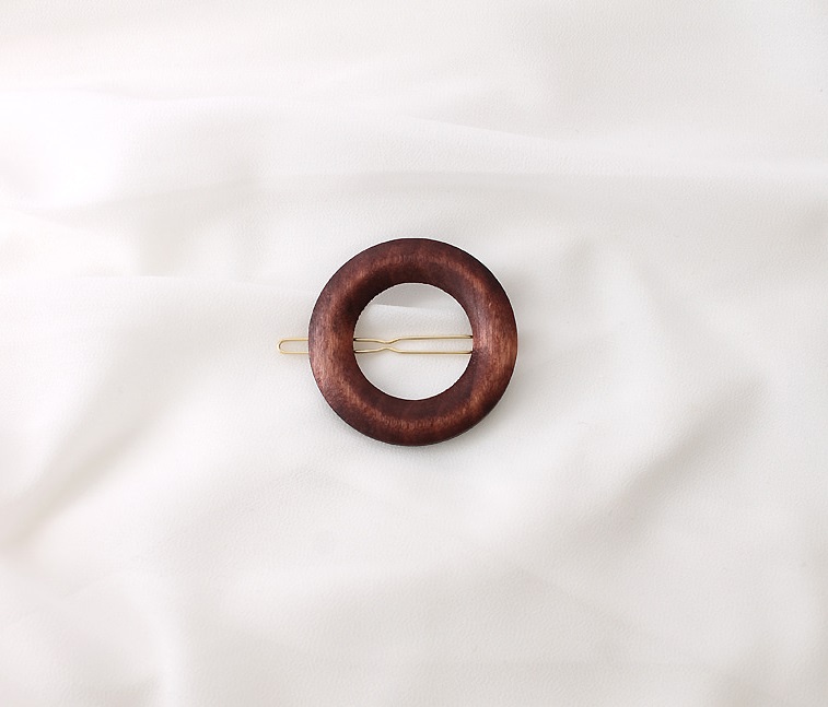 New Wood Hair Hairpin 2 Color Female Pin-tailed Co