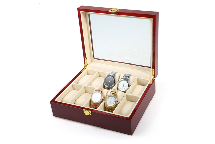 NEW WATCH BOXES Luxury rosewood watch case 12 high