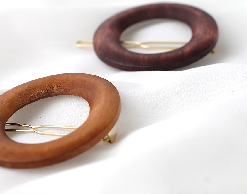 New Wood Hair Hairpin 2 Color Female Pin-tailed Co