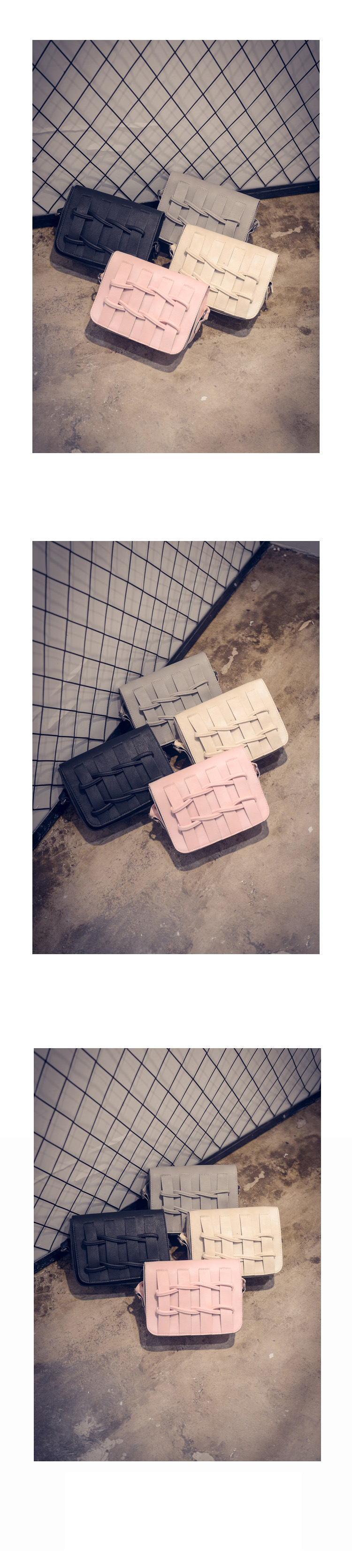 New twist pattern Cross mini-back woman bag Pretty