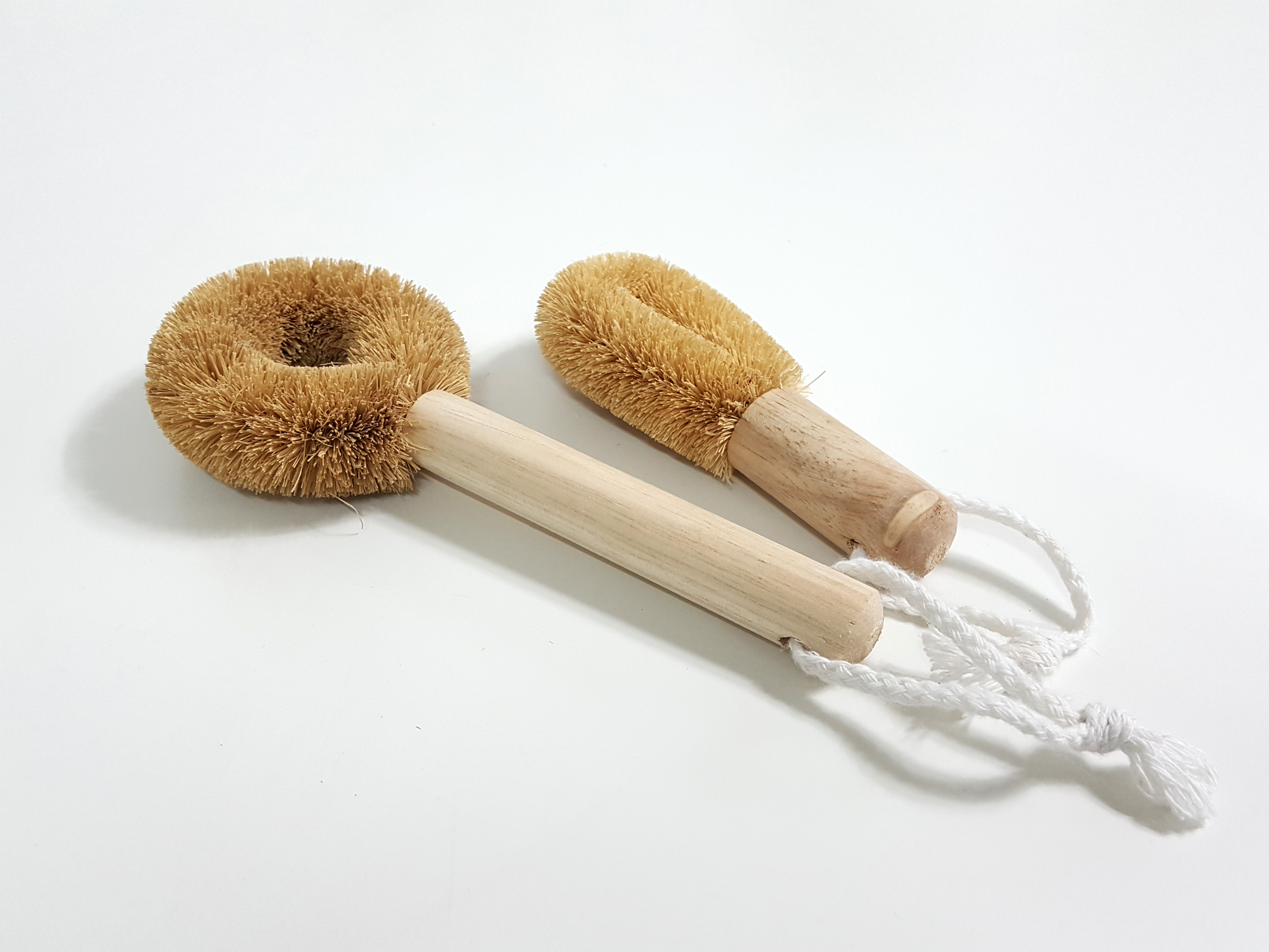 Scrubber Dish Washing japan Natural Palmwood Brush