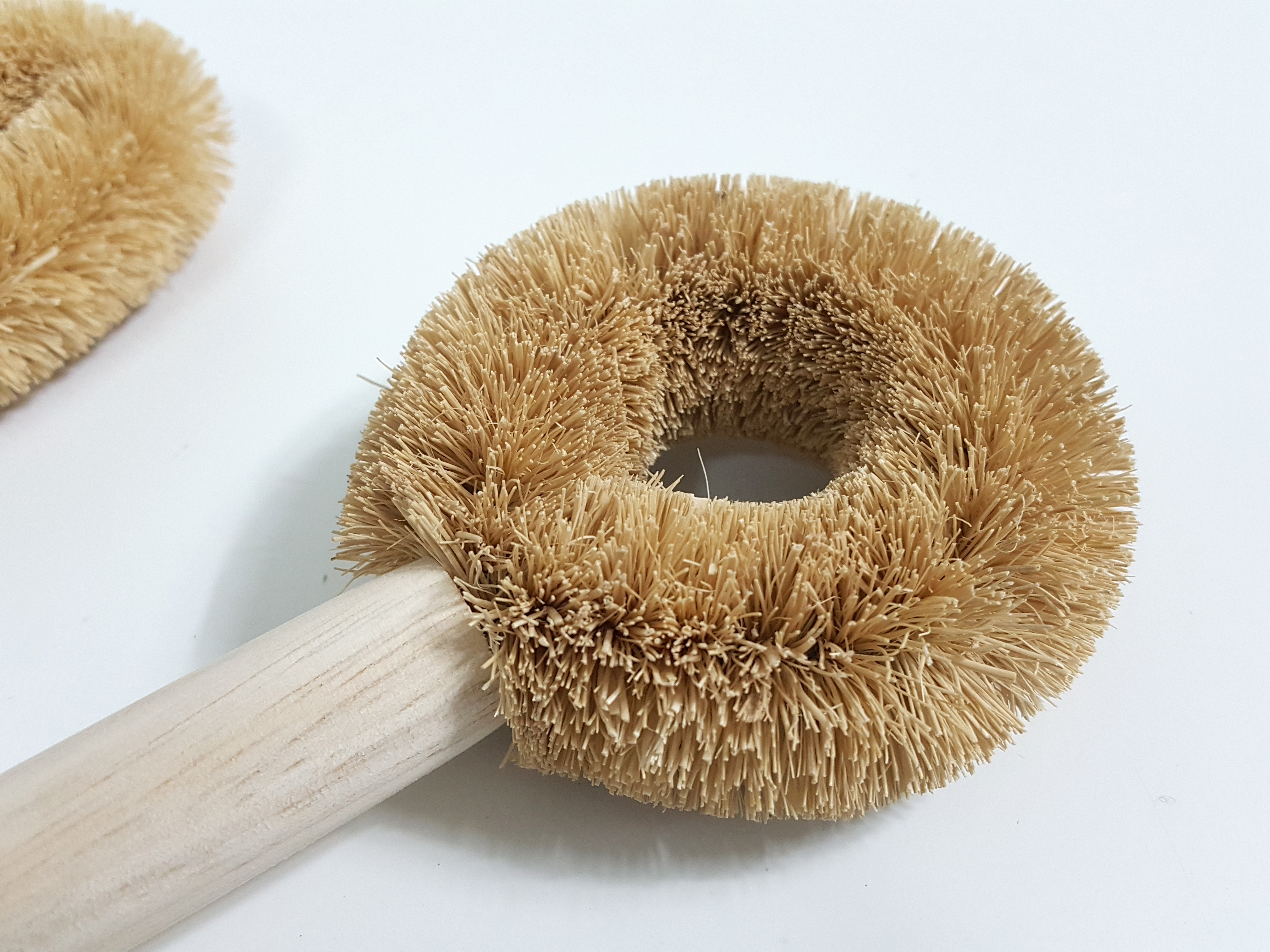 Scrubber Dish Washing japan Natural Palmwood Brush