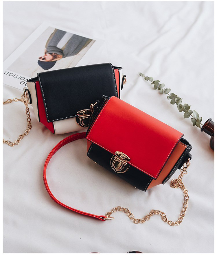 New color buckle cross chain mini bag pretty bag w
