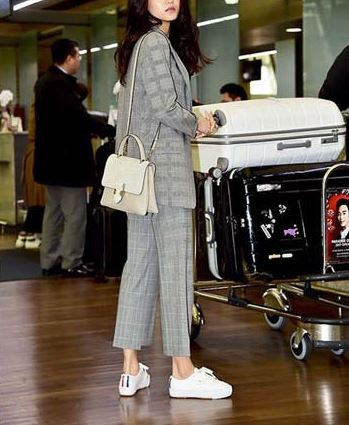 Autumnal Kim Tae Ri Jacket Slacks Set Urban Style 
