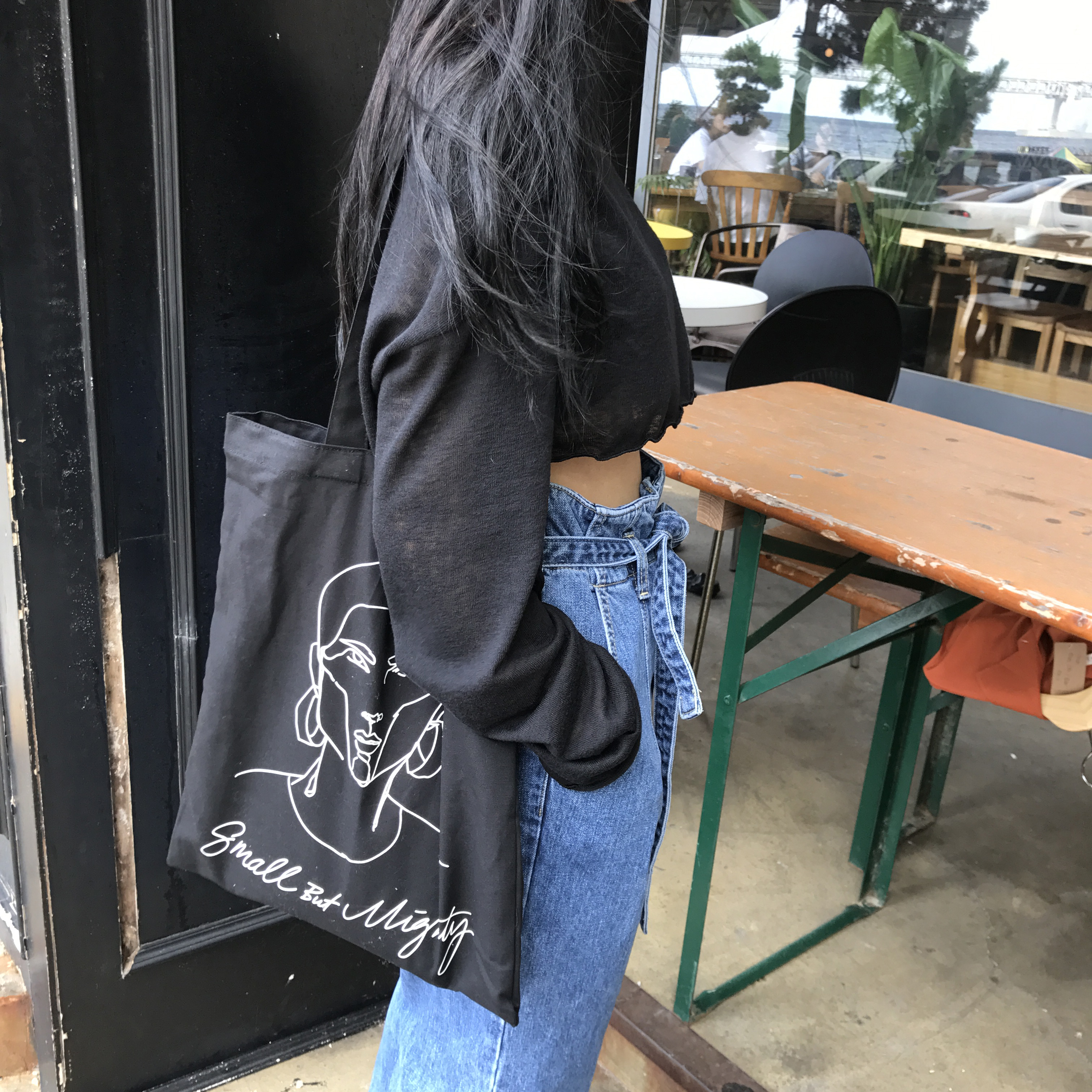 NEW ECO BAG Drawing Eco Bag 2color Light