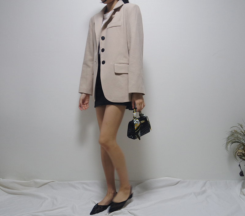 New Mini cross back tote 3color back co-ordinated 