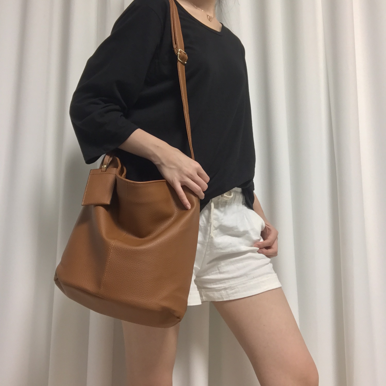 New Women's Bags Leather briefcase bag