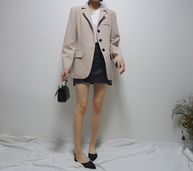 New Mini cross back tote 3color back co-ordinated 