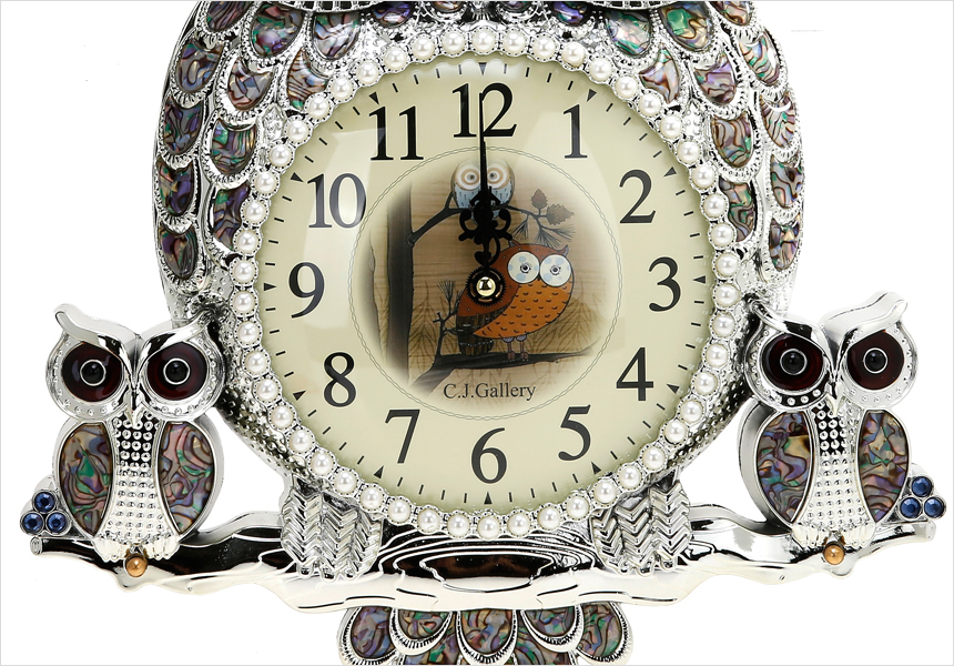 Chuseok family double-sided watch gold, silver, wh