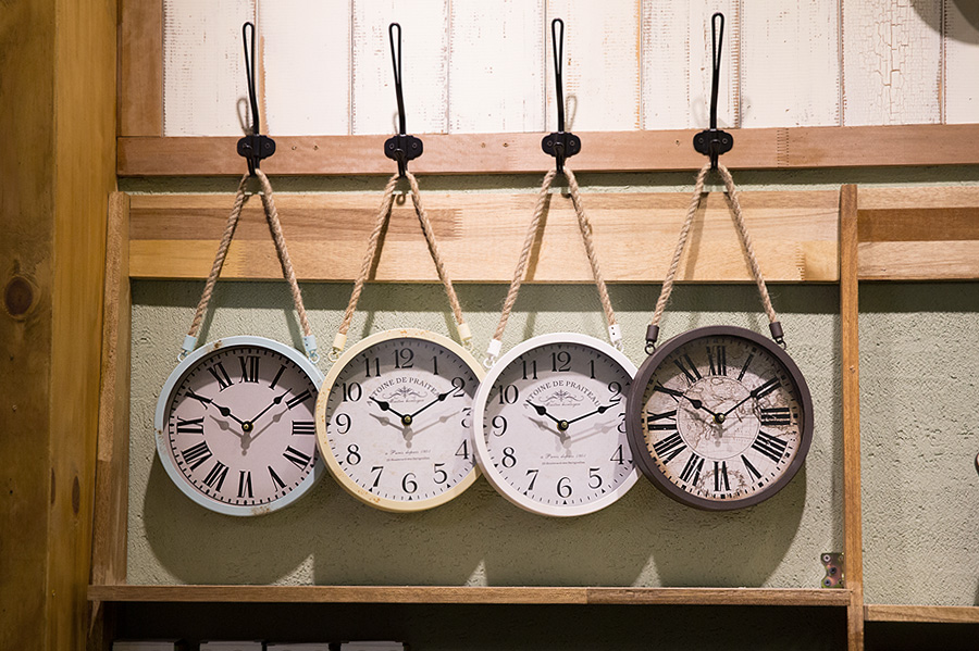 Noiseless vintage steel wristwatch Wall clock 4 ki