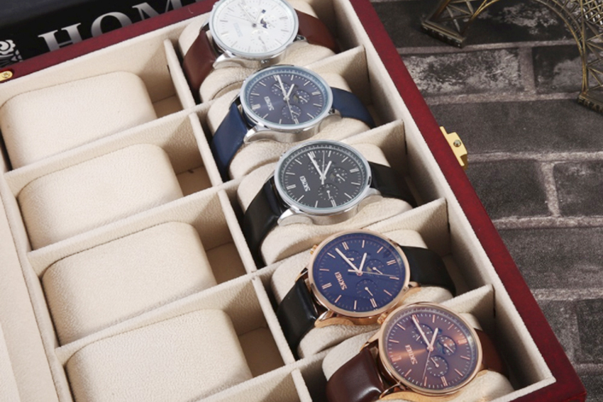 NEW WATCH BOXES Luxury rosewood watch case 12 high