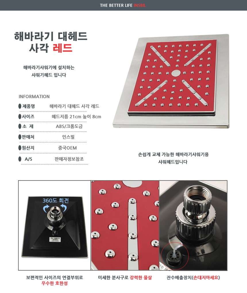 NEW POWERFUL SHOWERHEAD sunflower shower head Happ