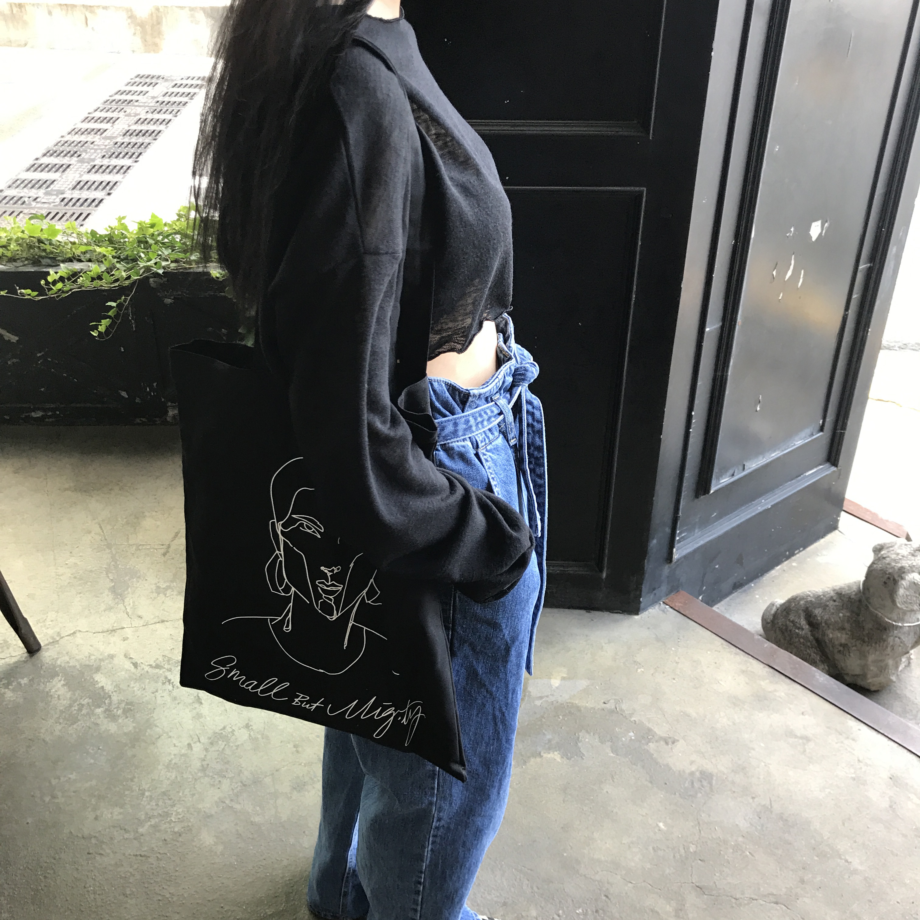 NEW ECO BAG Drawing Eco Bag 2color Light