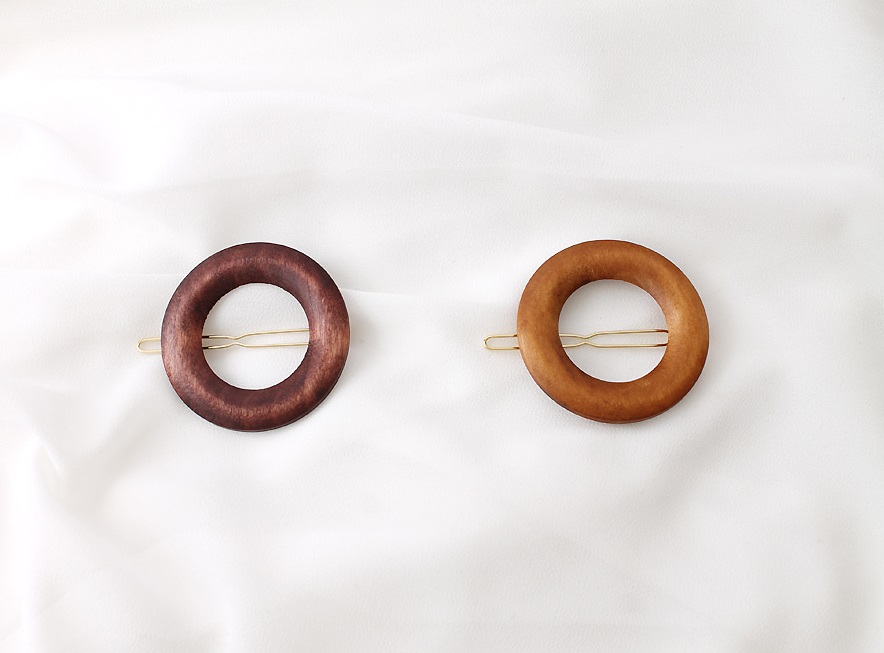 New Wood Hair Hairpin 2 Color Female Pin-tailed Co