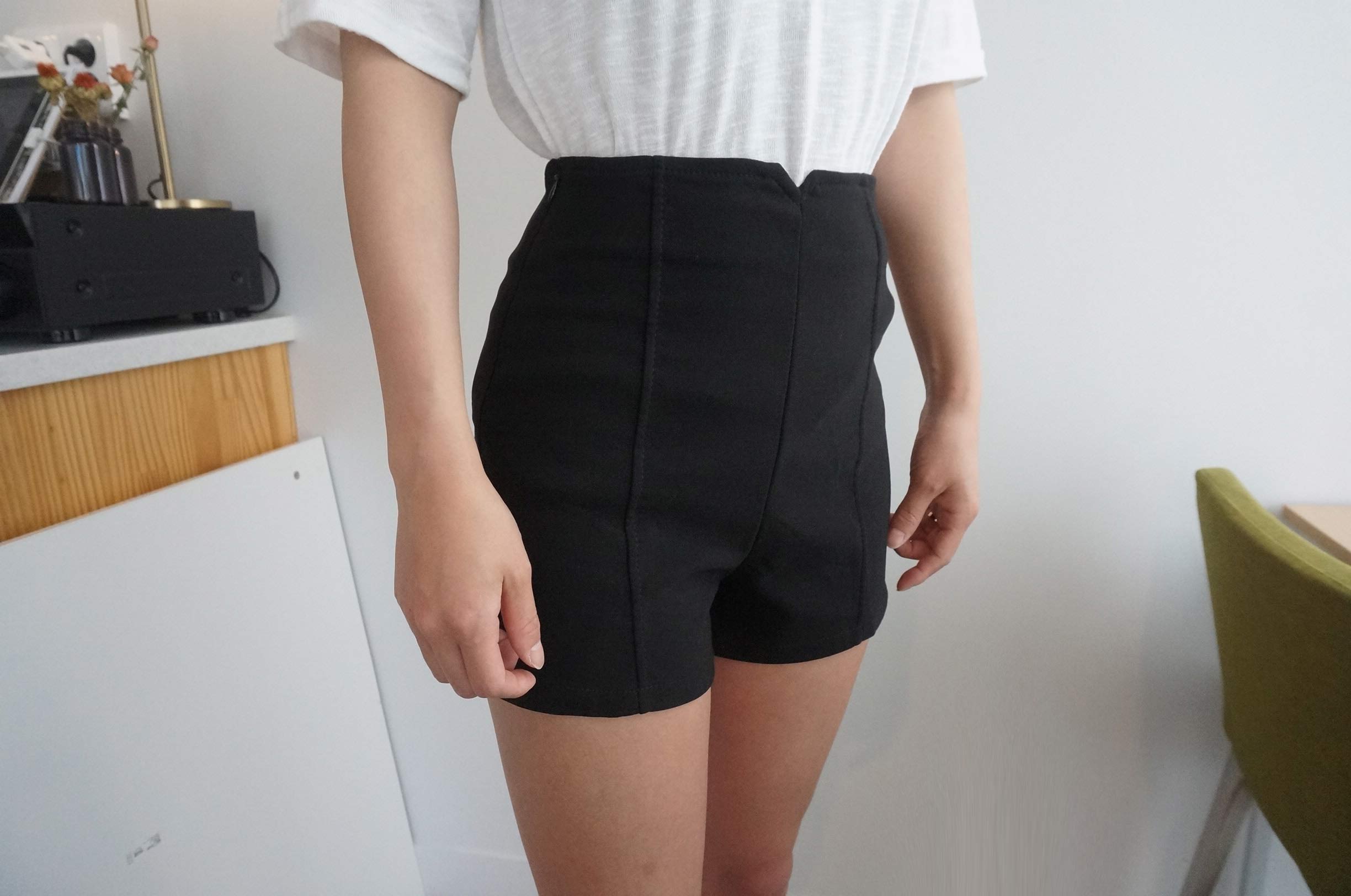 Women Short Pants High Waist Short Pants # 2color 