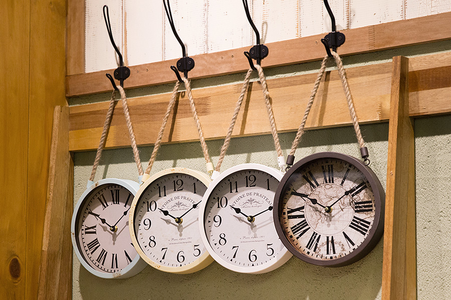 Noiseless vintage steel wristwatch Wall clock 4 ki