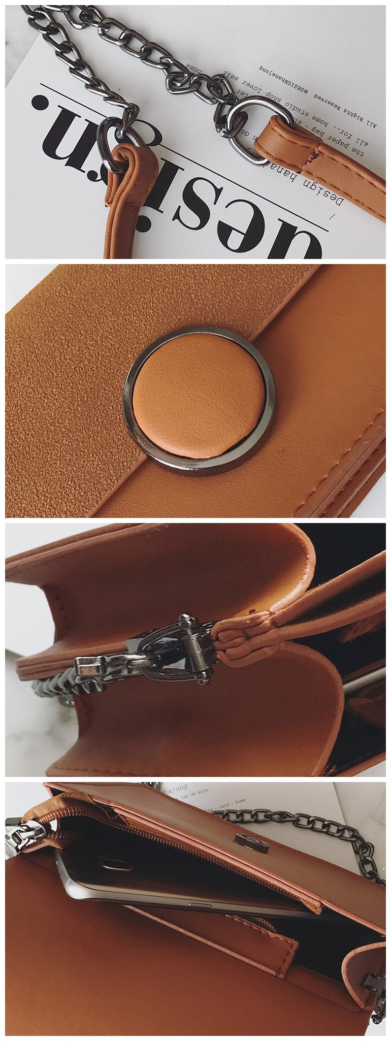 New Unique Color Cross Chain Mini Bag Pretty Bags 