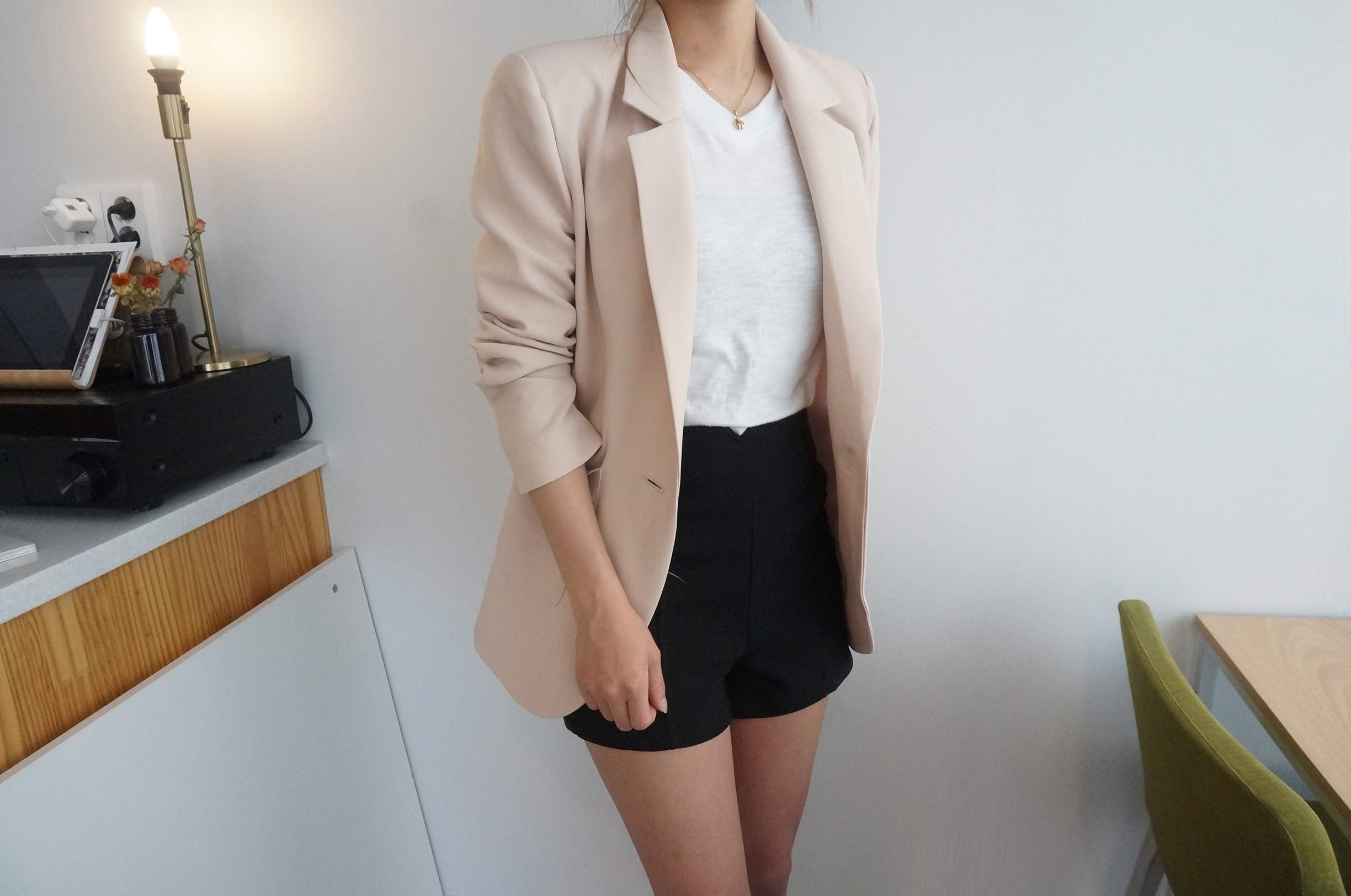 Women Short Pants High Waist Short Pants # 2color 