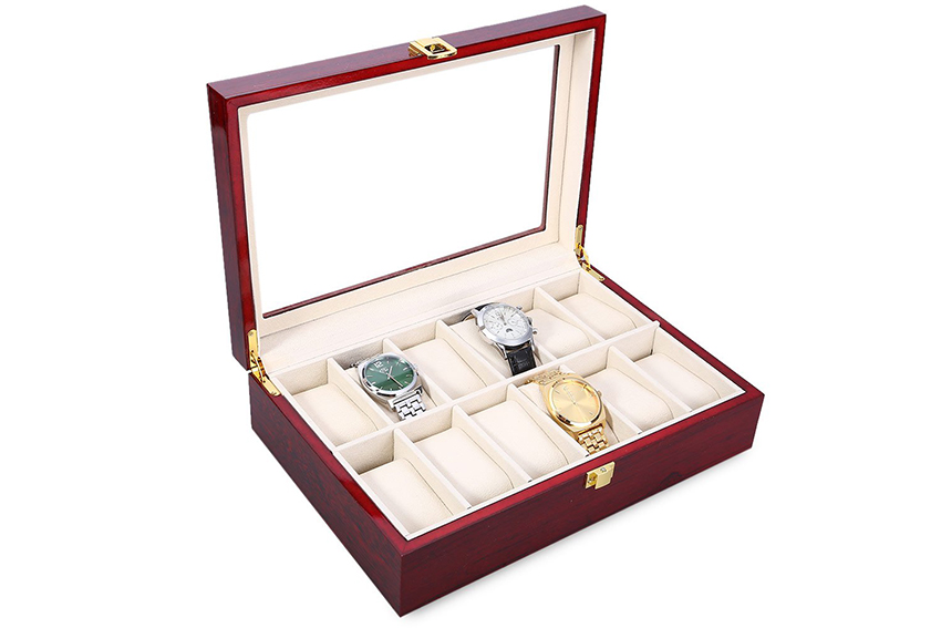 NEW WATCH BOXES Luxury rosewood watch case 12 high