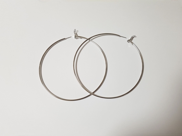 Wide Big Ring Earring Present Silver Gold Rihanna 