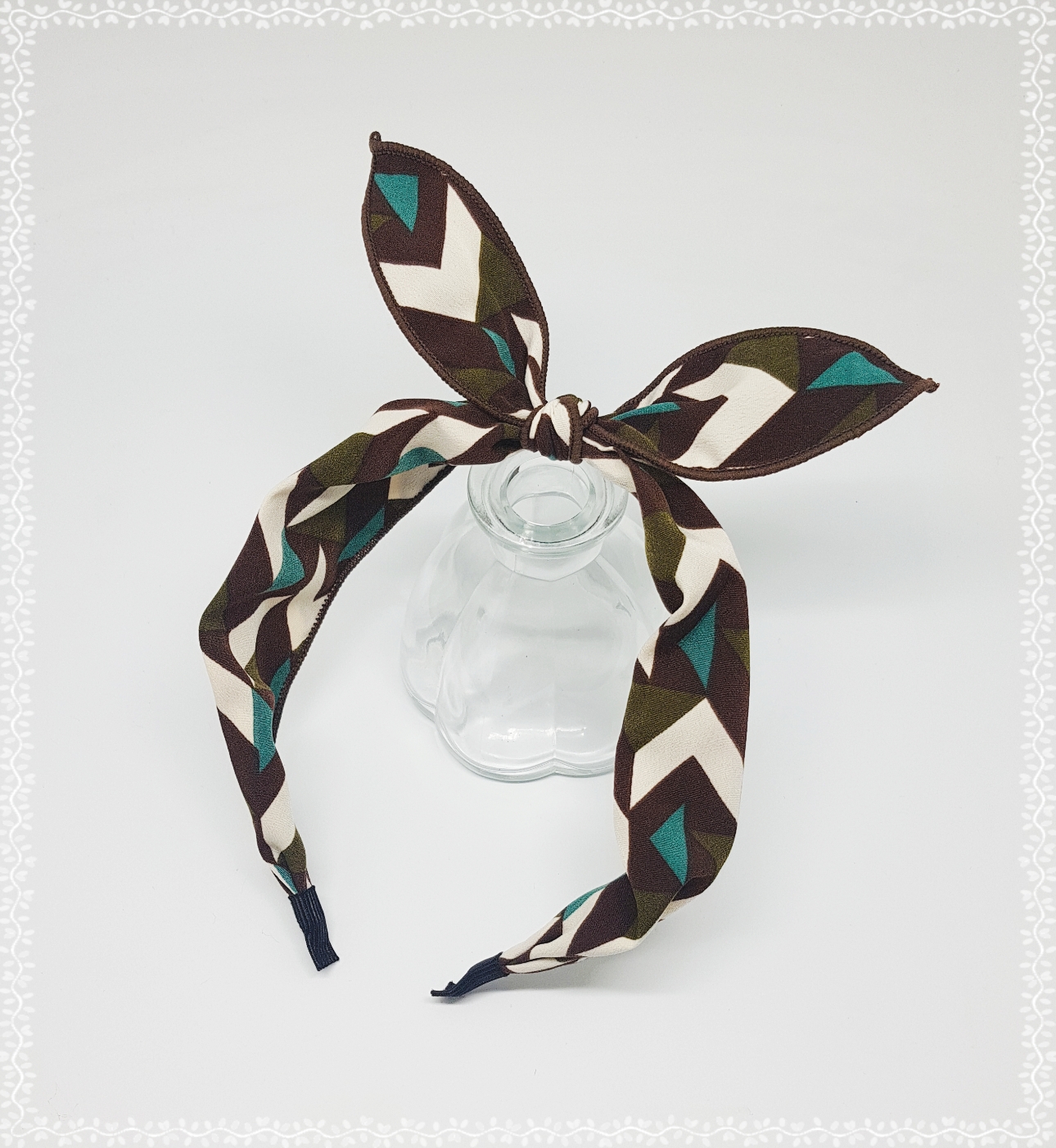 New Wire Ribbon Hair Band Bandana Headband Girls W