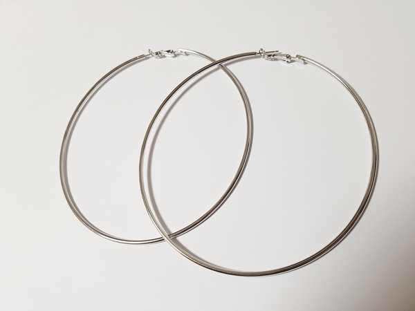 Wide Big Ring Earring Present Silver Gold Rihanna 