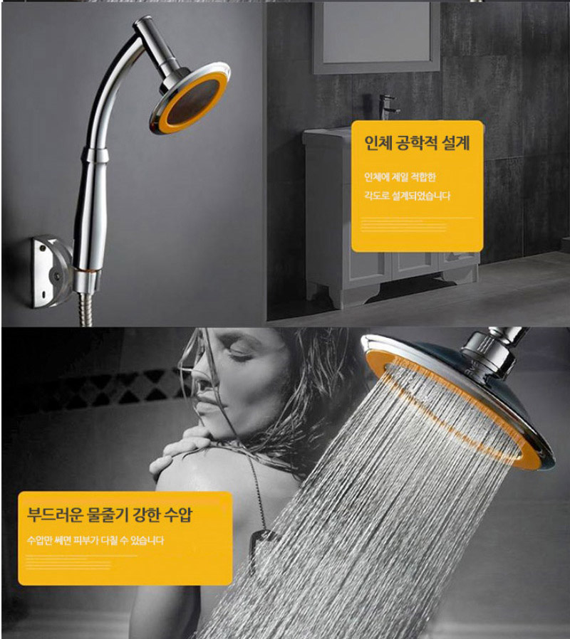 NEW POWERFUL SHOWERHEAD Bathroom Shower Head Repla