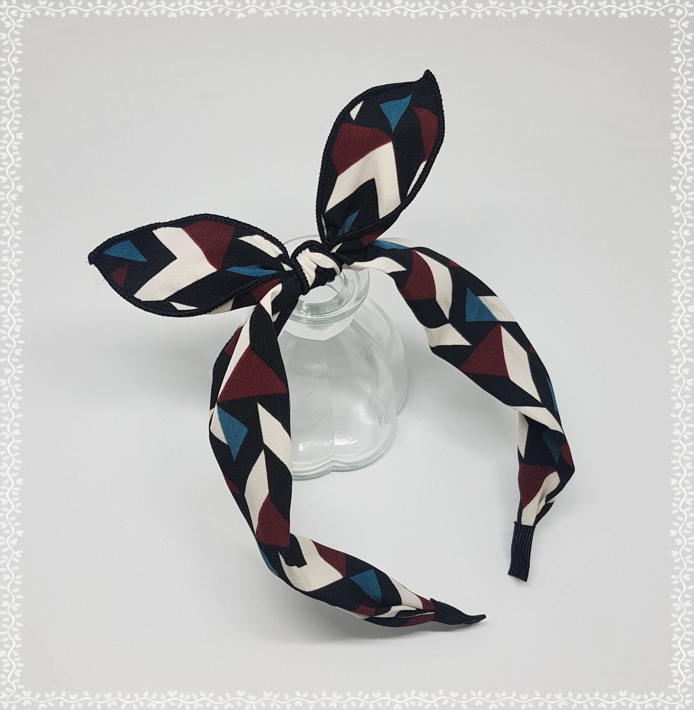 New Wire Ribbon Hair Band Bandana Headband Girls W