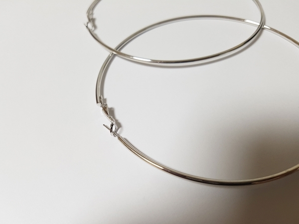 Wide Big Ring Earring Present Silver Gold Rihanna 