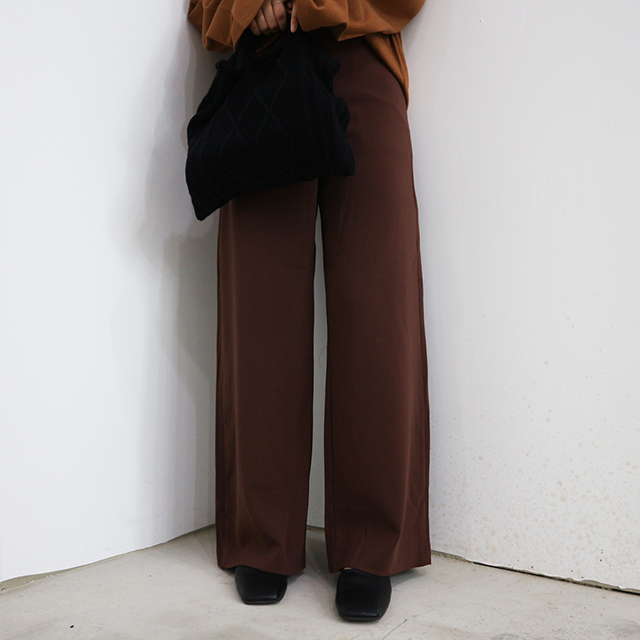 New Women's Pants High Waist Wide Long Slacks W