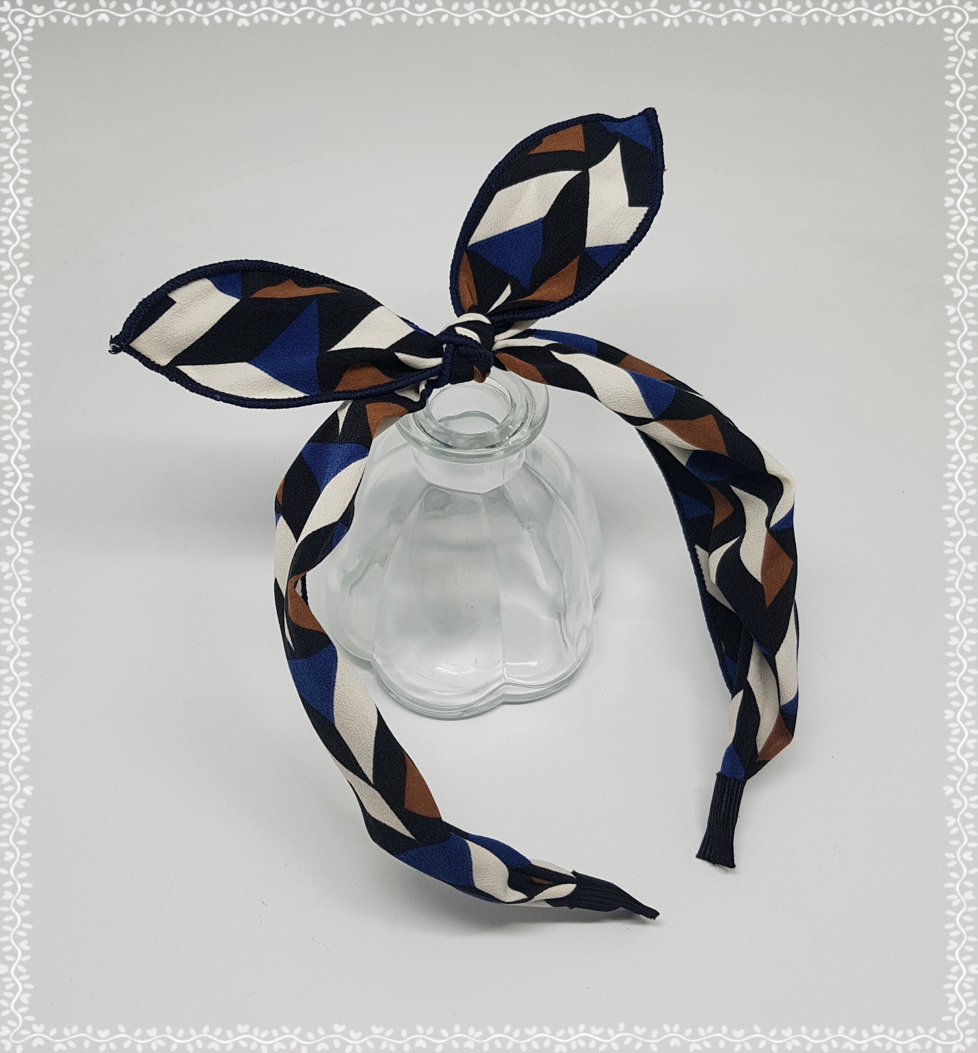 New Wire Ribbon Hair Band Bandana Headband Girls W