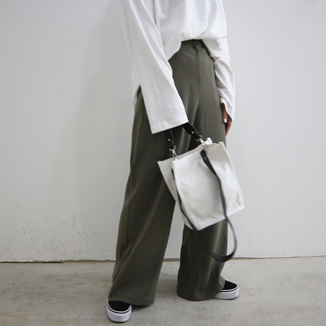 New Women's Pants High Waist Wide Long Slacks W