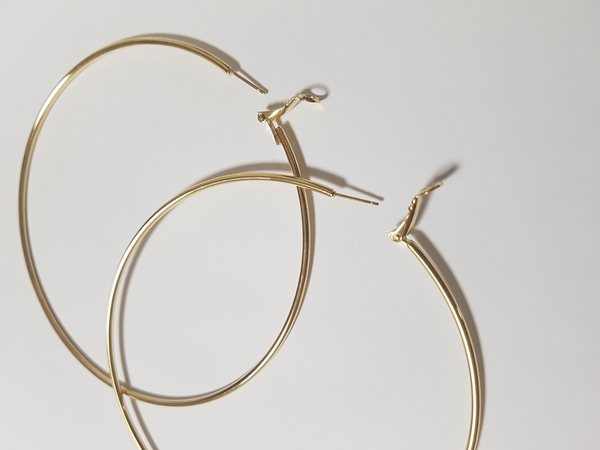 Wide Big Ring Earring Present Silver Gold Rihanna 