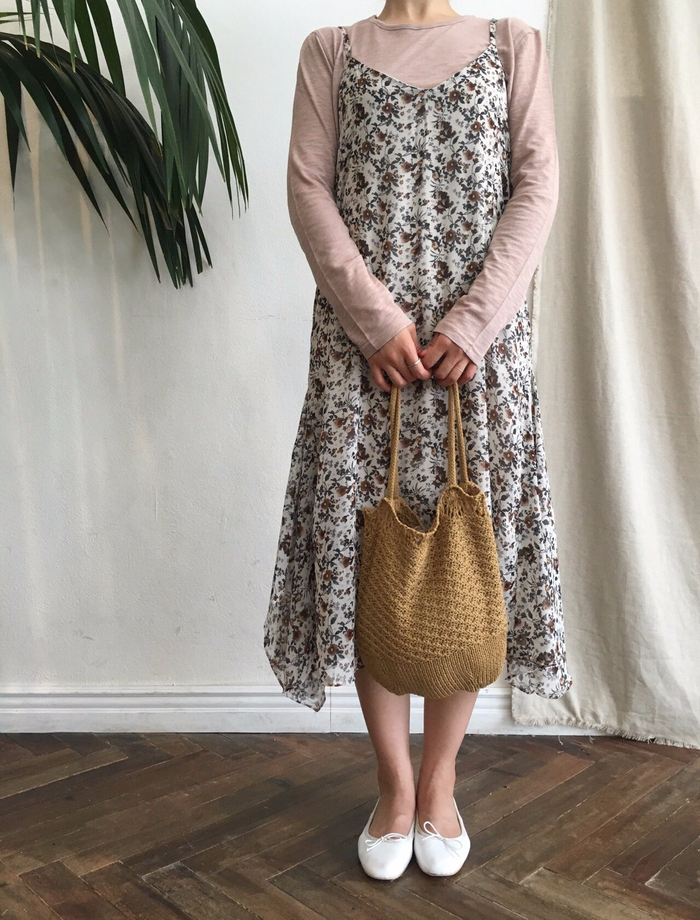 Feminine look flower bustier autumn dress strap st