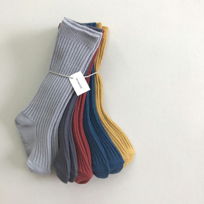Aga Bongbong Neckschool Children's house, etc. Principal socks Autumn Statue Child baby Monbebe