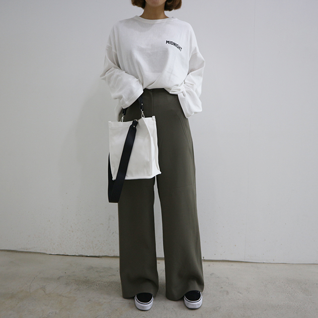New Women's Pants High Waist Wide Long Slacks W