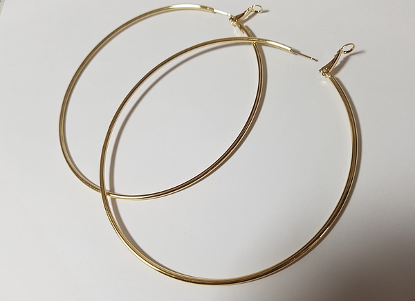 Wide Big Ring Earring Present Silver Gold Rihanna 