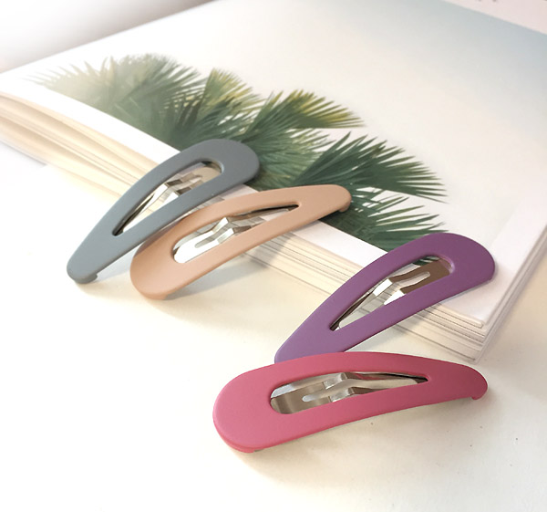 10 sets of matte color tick pins Hairpin