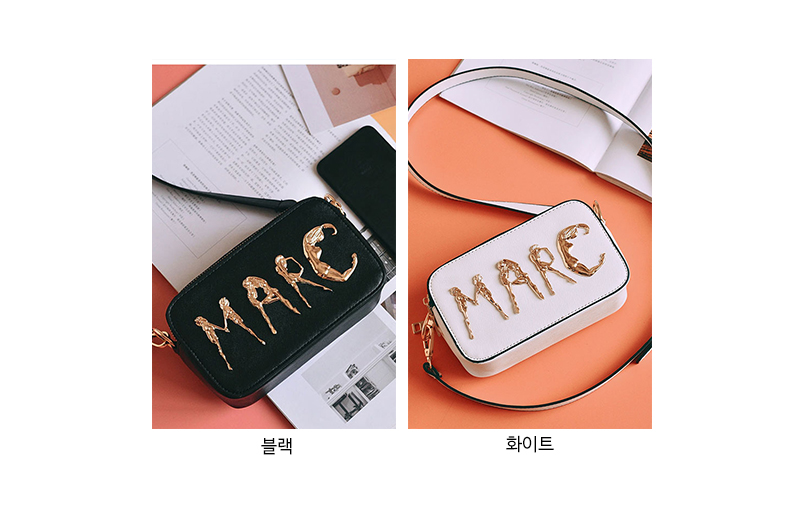 New Golden Lettering Mini Cross Back Women Women B