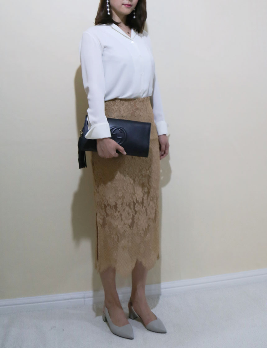 Lace long skirts colors S, M Office look 20s Women