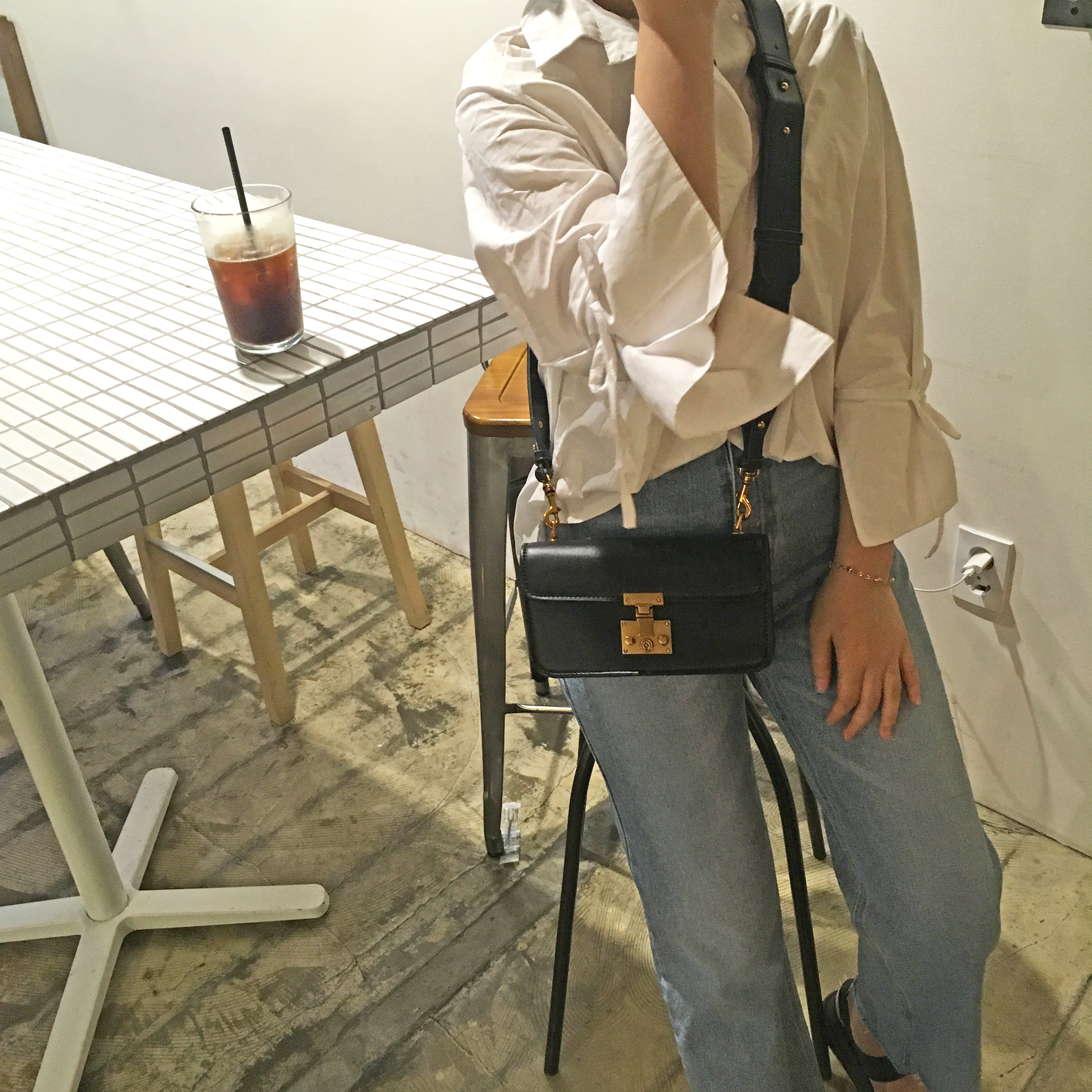 New Daily Mini Cross Bag Messenger Bag Piano Leath